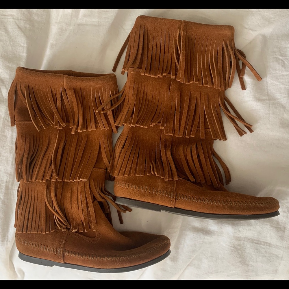 Minnetonka Fringe Boot
